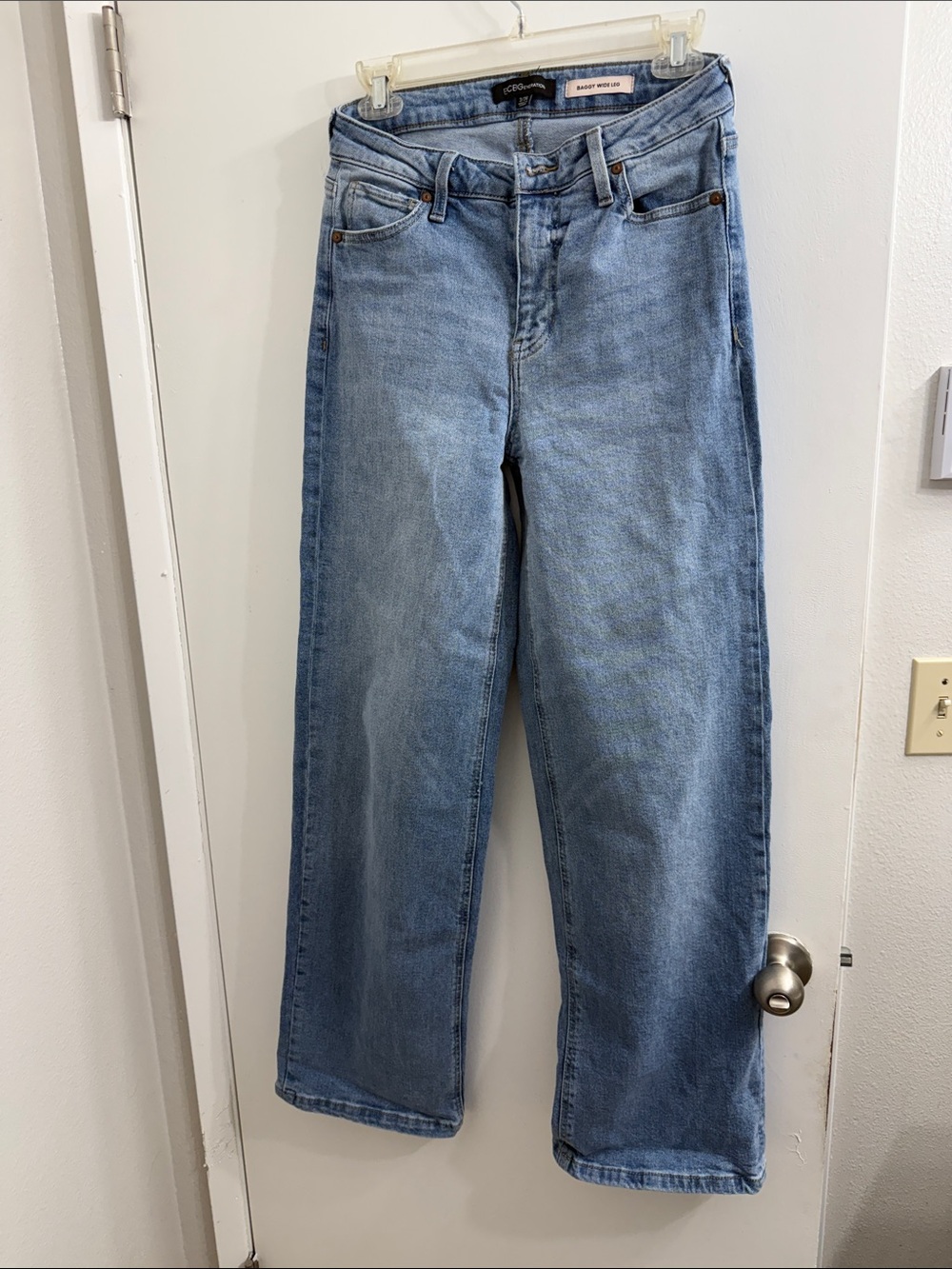 BCBGeneration Light Blue Straight Leg Jeans